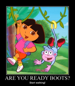 Yea, I'm on to you Dora.
